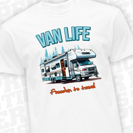 Van Life - koszulka czarna